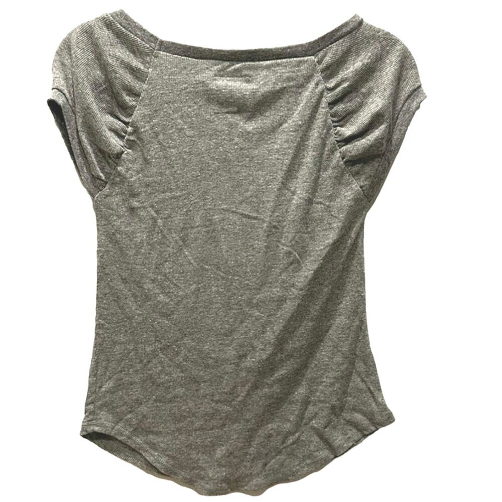chaser womens gray tee shirt size S cap sleeve.‎ new with tags - Picture 3 of 6